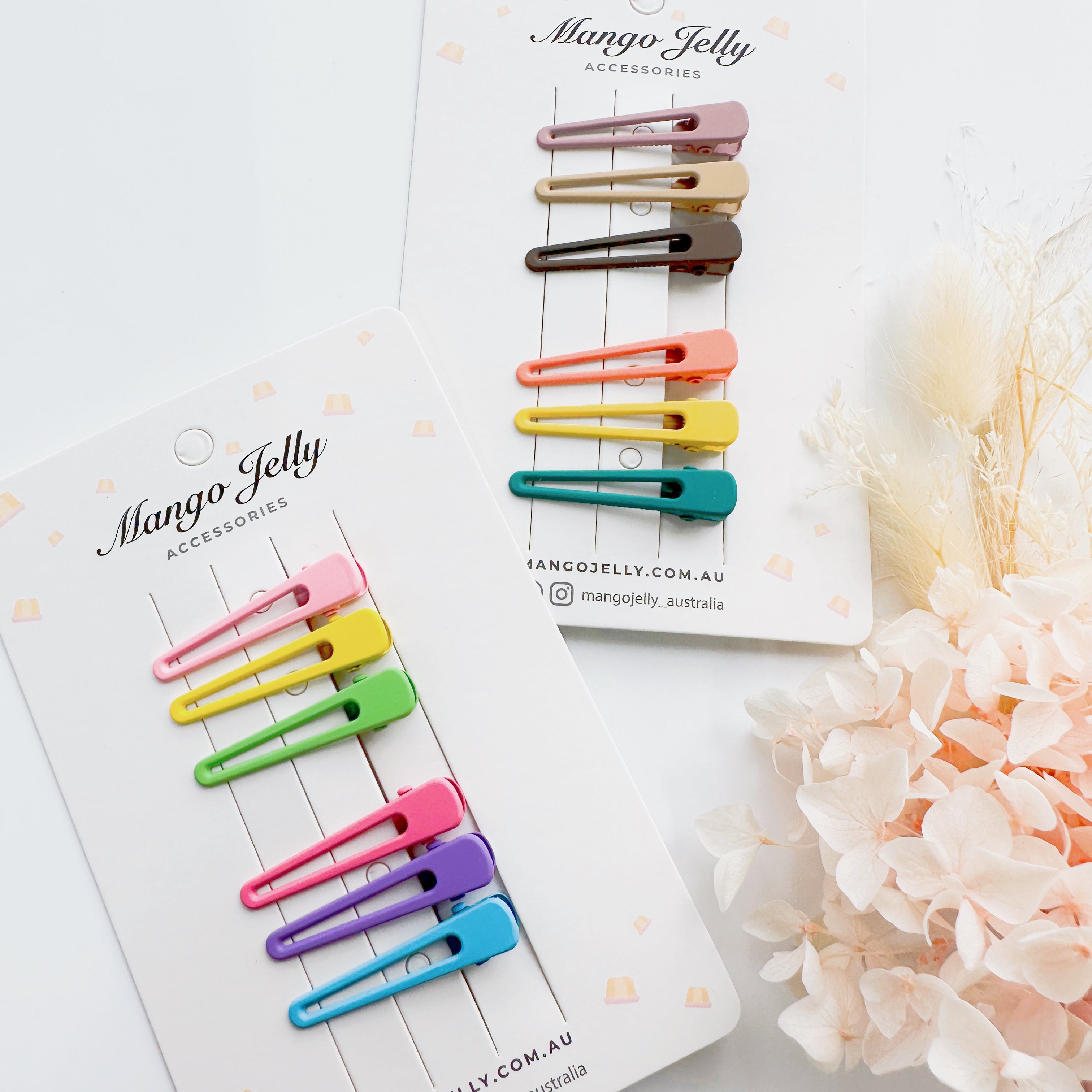 Pastel matte clips palette - beauty clips – MANGO JELLY