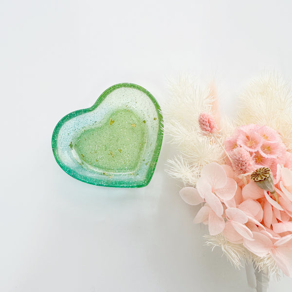 Minty Love Hart trinket tray (Small size R09)