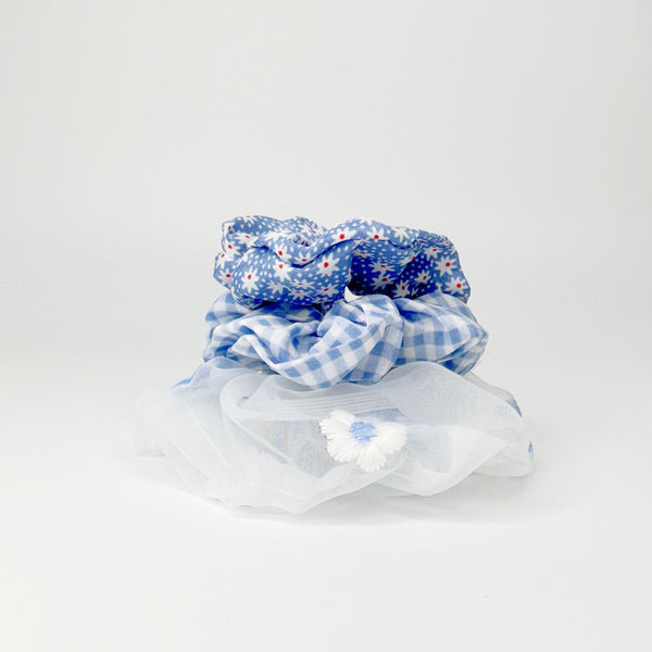 Scrunchies bundles - Blue mix