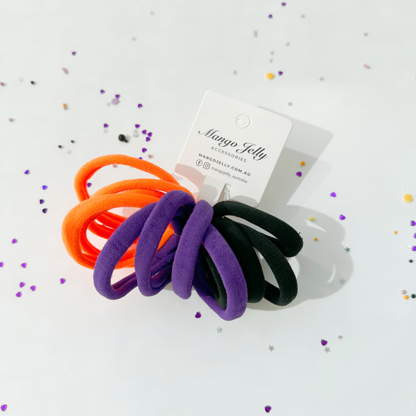 The Spooky (Cutest) collection - 4CM Mixed hair ties