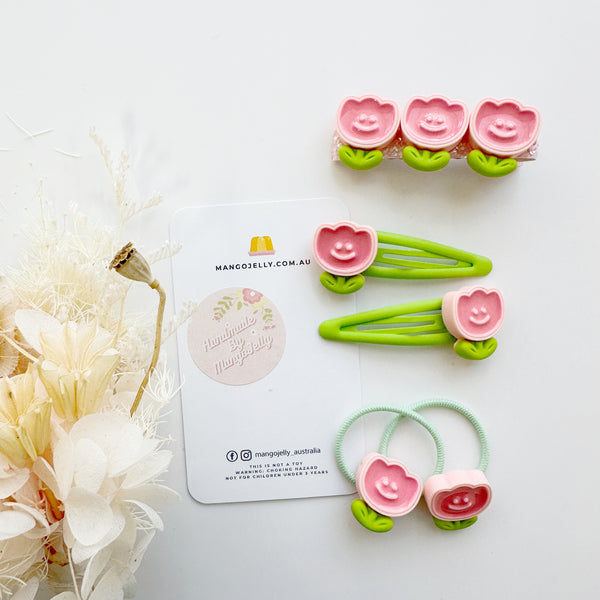 Tea time treats handmade collection - Collection (Pink flowers)