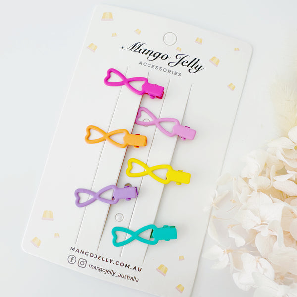 Small POP Pastel Clips palette 6 Pieces - Ribbon