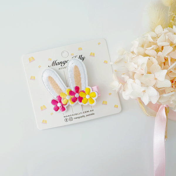 Stitch Patchy Hair clips - Bunny ears