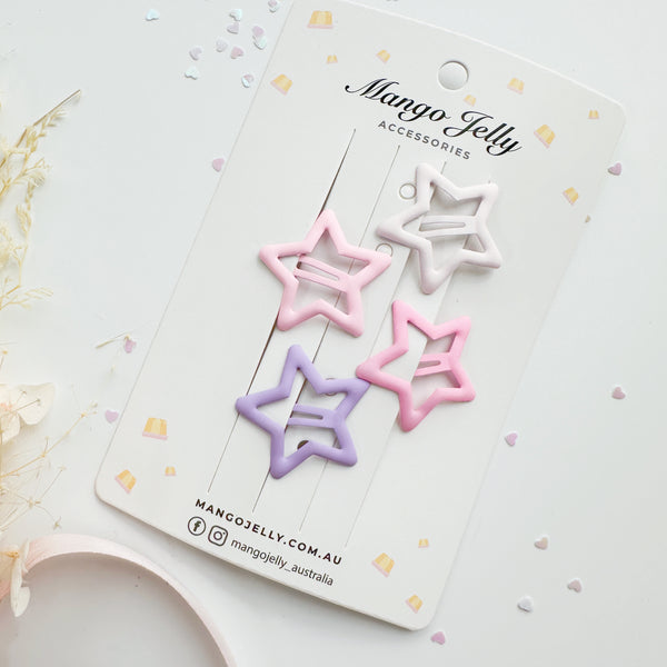 The Marshmallow snap clips - Star