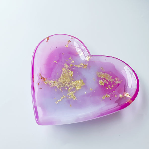 Heart shaped trinket dish (B)