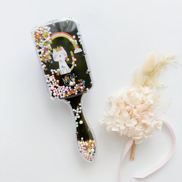 Shake Shake Hair Brush - Princess Cat